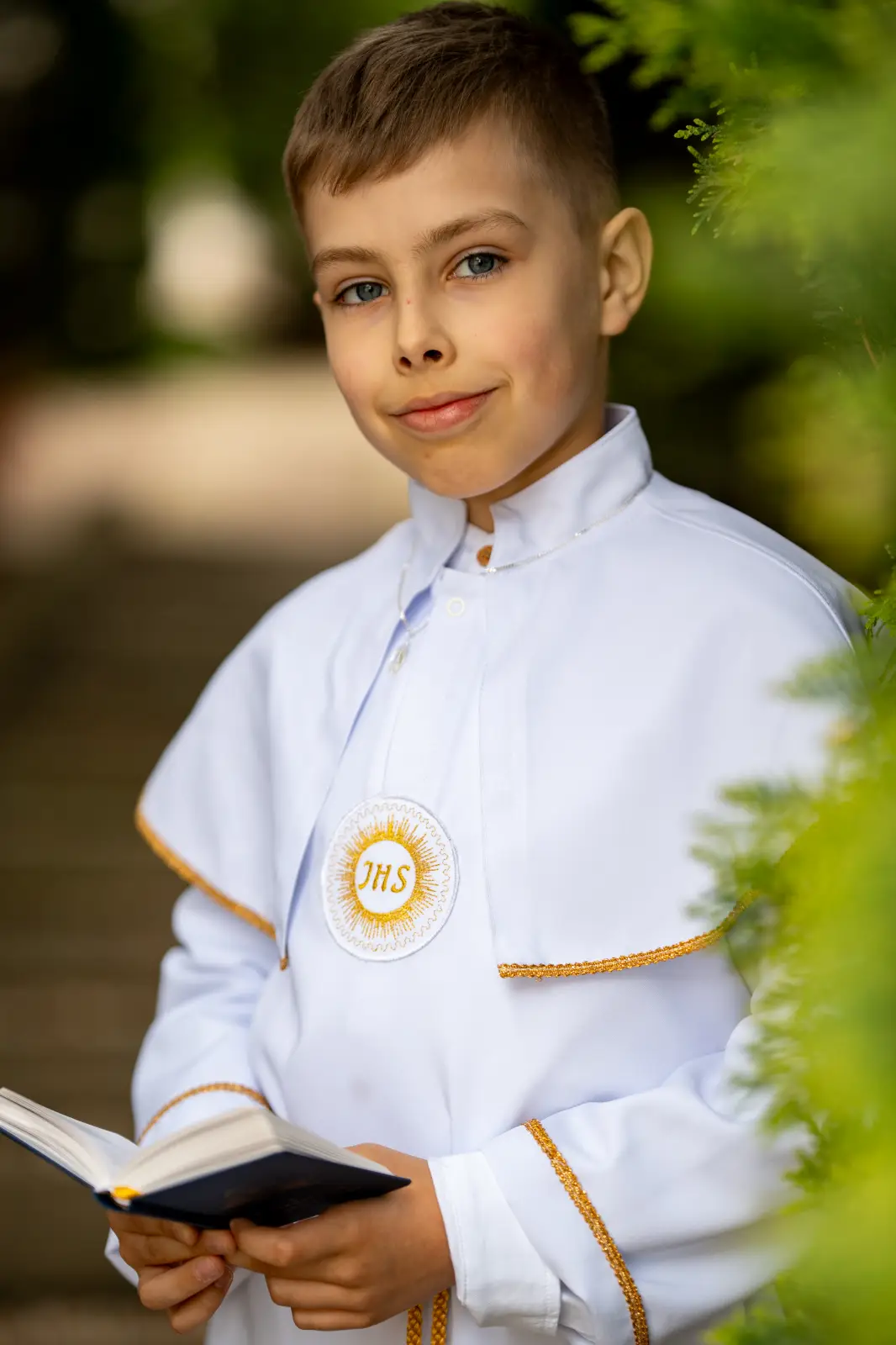 Portret komunijny w naturalnym świetle